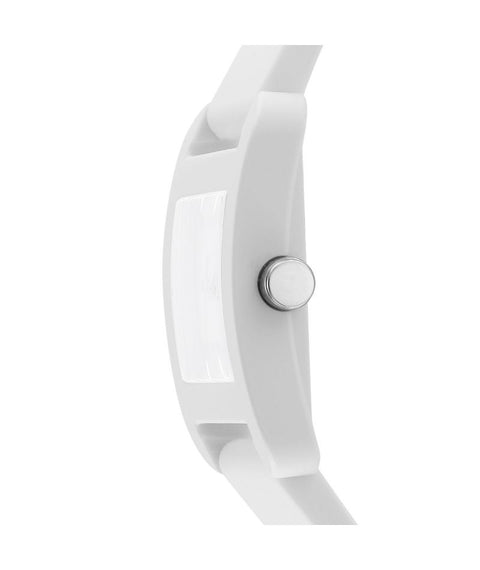 DKNY LDS WHITE SILICONE