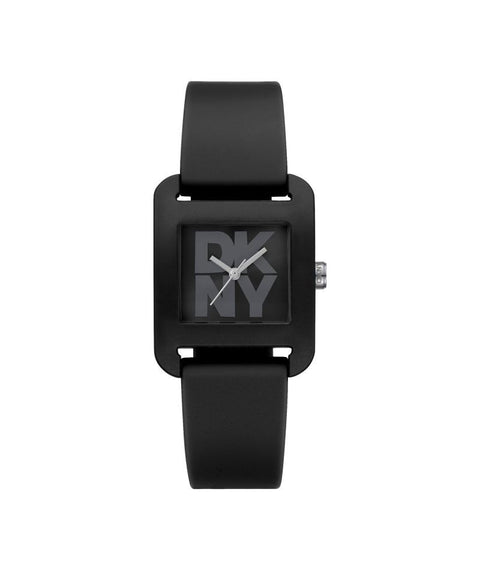 DKNY LDS BLACK SILICONE