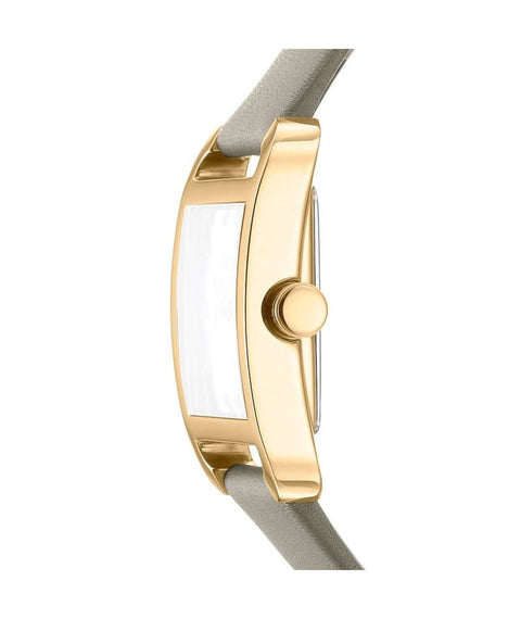 DKNY LDS GOLD,GREY STRAP