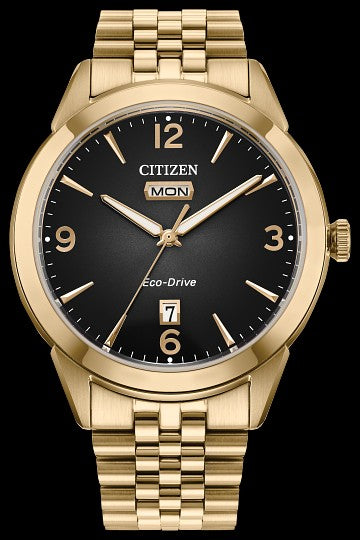 Citizen Eco Drive gold tone gents watch