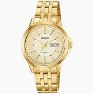 MENS CITIZEN QUARTZ GOLD TONE WATCH