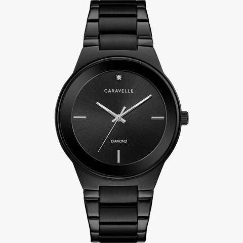 Caravelle gents black watch