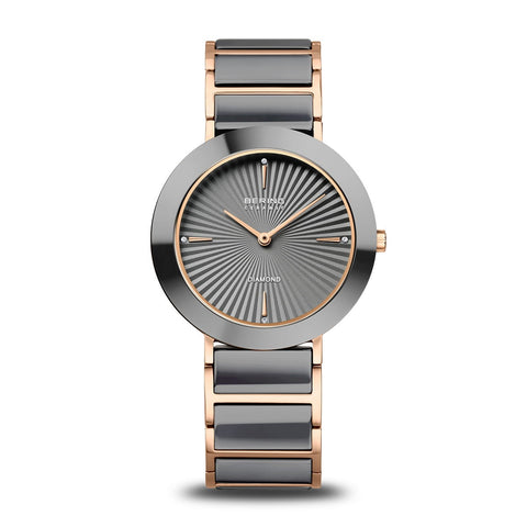 BERING grey ceramic watch