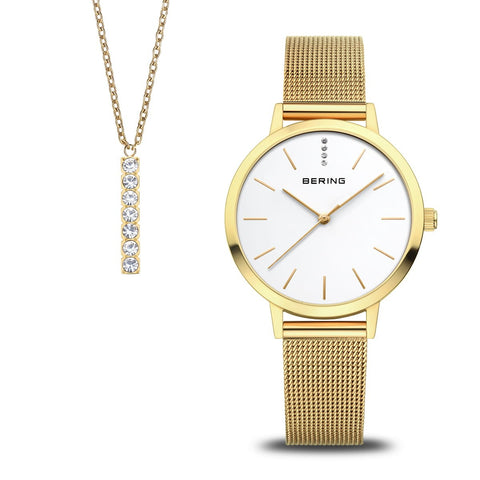 BERING watch & necklace set