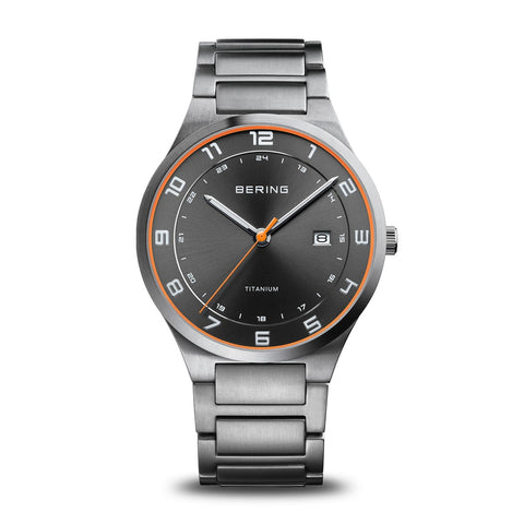 Bering titanium men's watch
