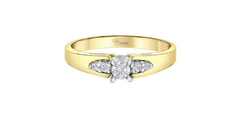 Canadian diamond engagement ring
