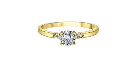Illuminaire diamond ring