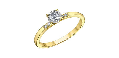 Illuminaire diamond ring