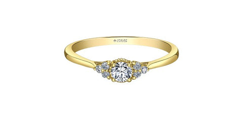 Maple Leaf Canadian diamond ring