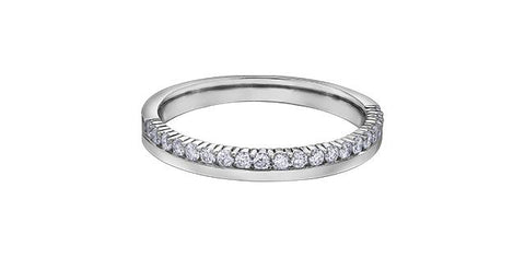 10 karat white gold diamond band 240-10475