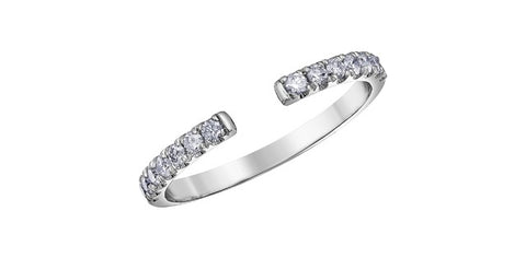 Open diamond ring