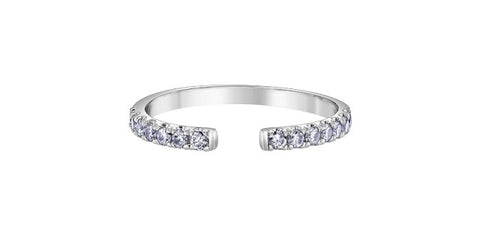 Open diamond ring