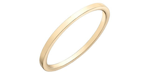 1.5mm 10k yellow gold ring