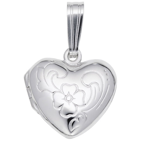 Sterling silver heart locket
