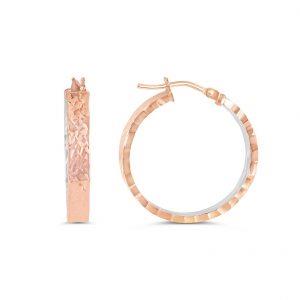 10K ROSE & WHITE GOLD