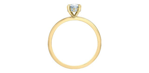 Lab created hidden halo oval diamond ring