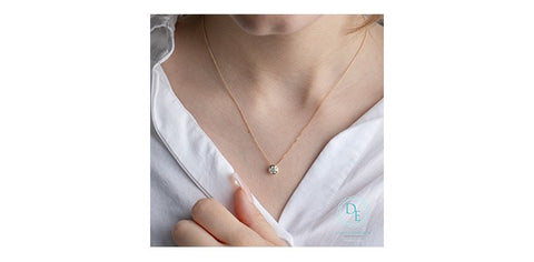 10KY .70CT LGD PENDANT