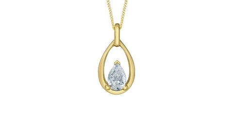 10KY .30CT  LGD PEAR
