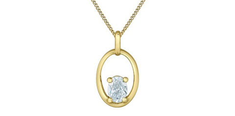 10KY .30CT LGD OVAL PEND