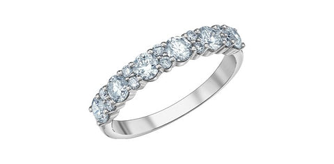 Lab created diamond ring