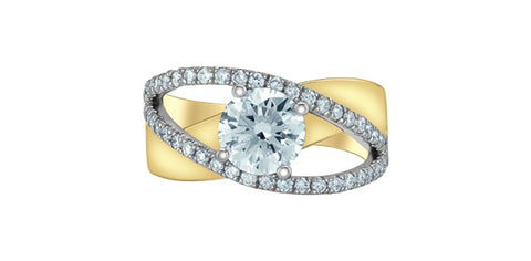 Lab Created diamond ring