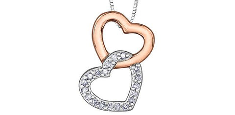 10KW & ROSE DIA HEART PEN