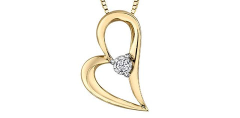 10KY .02CT DIA HRT PEND