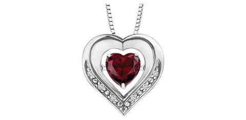STERLING SILVER HEART NECKLACE