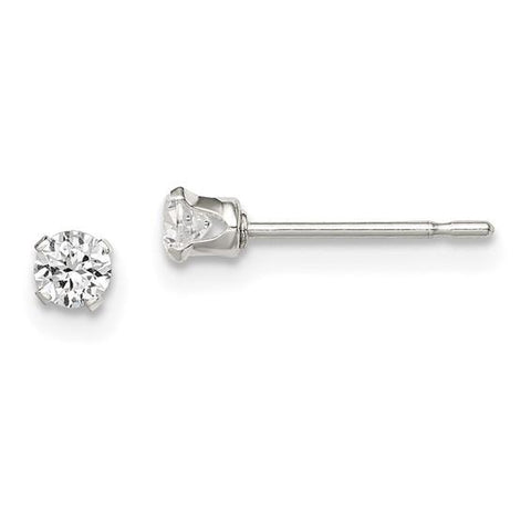 S/S 3MM CZ STUDS
