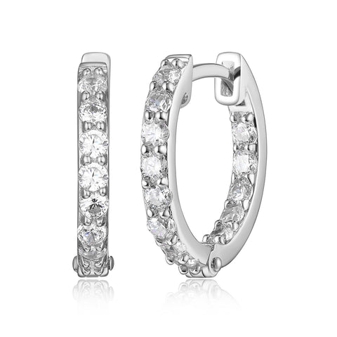 REIGN sterling silver & cubic zirconia earrings