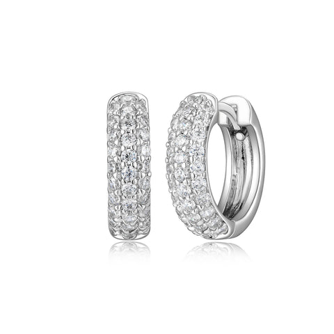 Reign sterling silver & cubic zirconia earrings