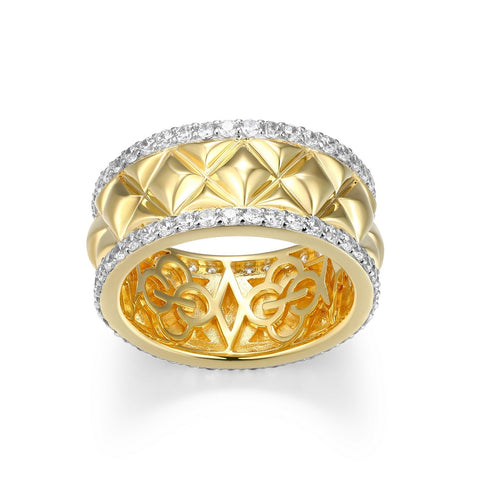 S/S  GP DIAMONDLITE CZ RING