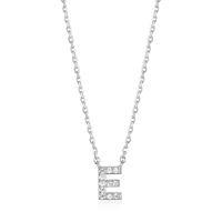 REIGN STERLING SILVER CUBIC ZIRCONIA E NECKLACE