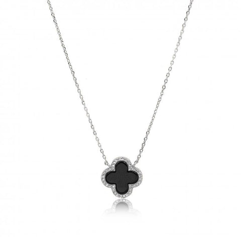 Sterling silver Van Cleef inspired necklace