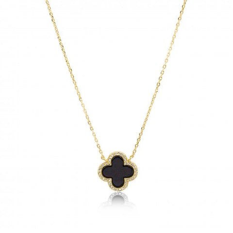 Sterling silver Van Cleef inspired necklace