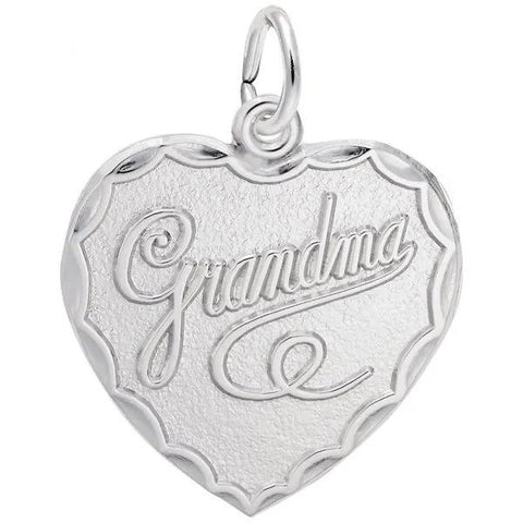 Sterling silver grandma charm