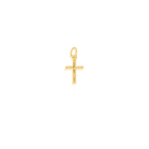 Aurora sterling silver gold vermeil dainty cross charm/pendant