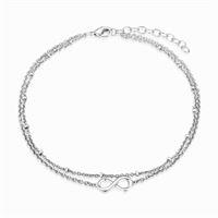 REIGN STERLING SILVER INFINITY ANKLET