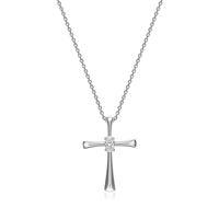 Reign sterling silver cross pendant