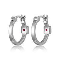 ELLE STERLING SILVER HOOP EARRINGS