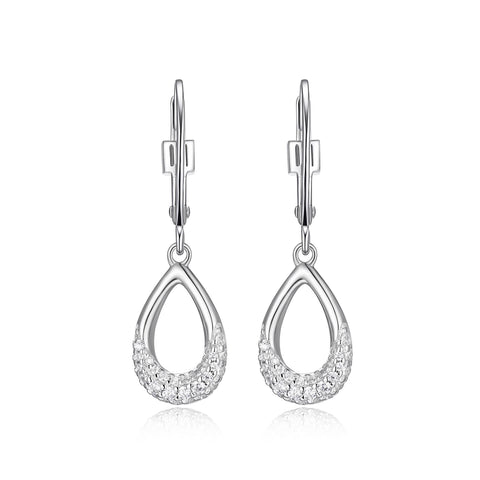 ELLE S/S CZ TEARDROP