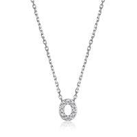 Reign sterling silver initial O pendant.