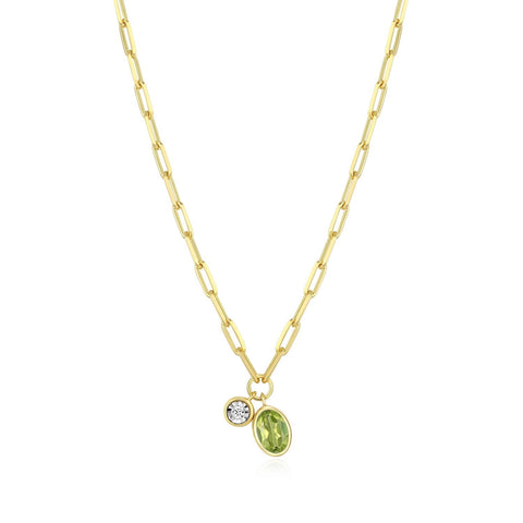 MONTE LUNA S/S GP AUGUST BIRTHSTONE AND LGD .021CTW
