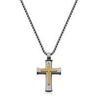SteelX st steel cross pendant