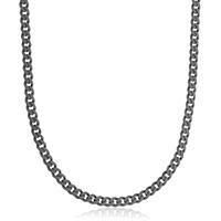 STAINLESS STEEL IP BLACK 6MM 24" CURB CHAIN