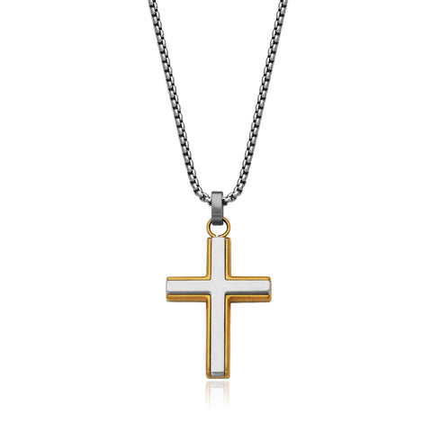 SteelX st steel cross pendant