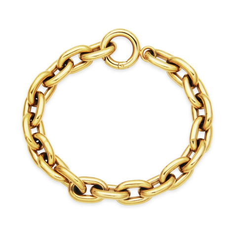 SteelX st steel IP gold chunky bracelet