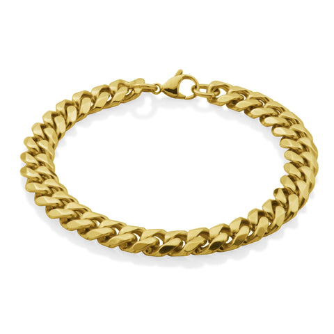 STEELX st steel gold plated bracelet