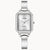LADIES CITIZEN ECO DRIVE WATCH ACCENTED WITH AUSTRIAN CRYSTALS IN SILVER TONE