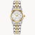 Ladies citizen eco drive two tone silver and gold w